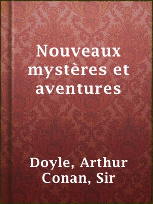 cover image of Nouveaux mystères et aventures